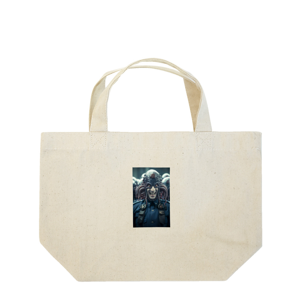 Minami-KumaのParasited Policeman 1 Lunch Tote Bag