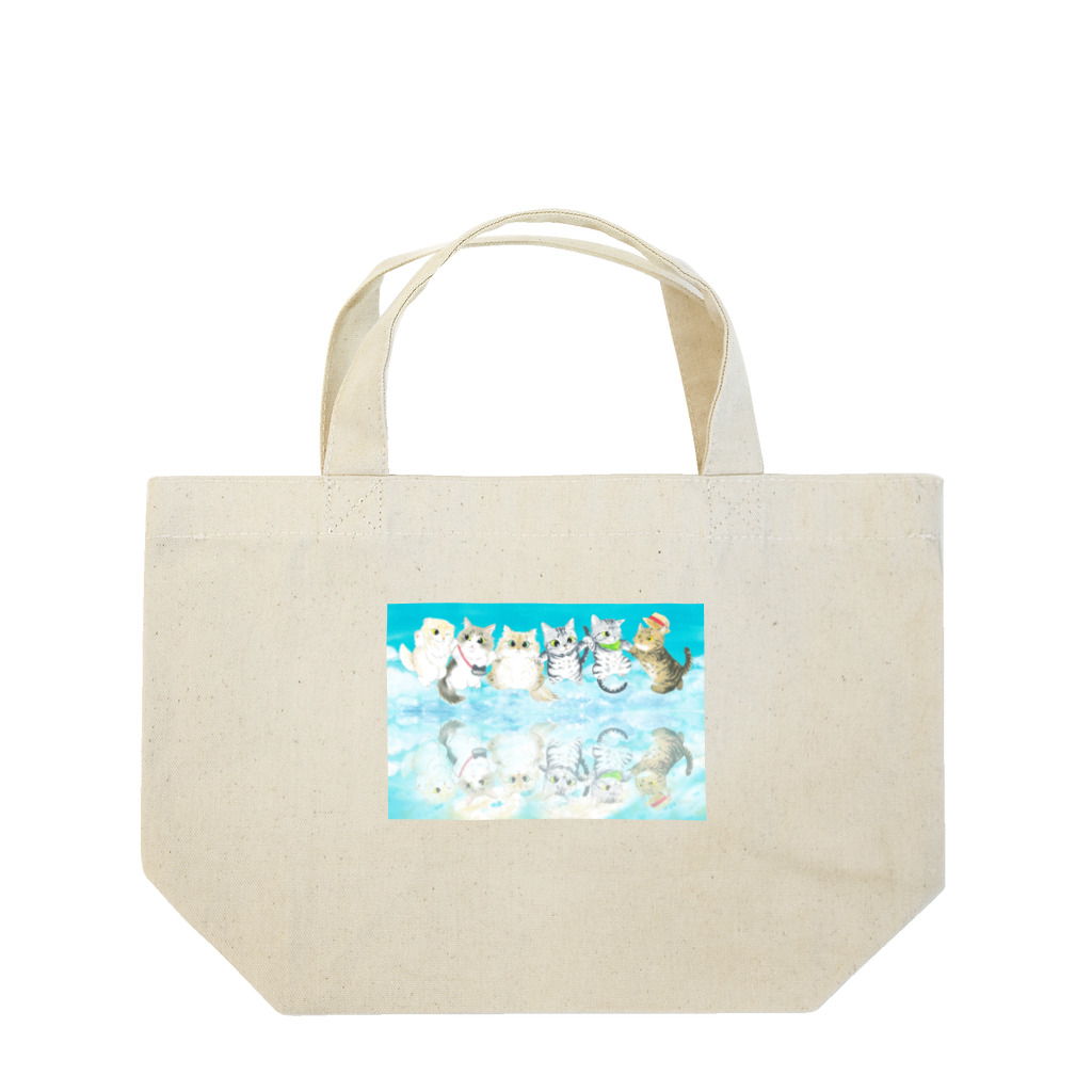 YOKO KOBAYASHIのニャンズ旅行記🇧🇴ボリビア Lunch Tote Bag