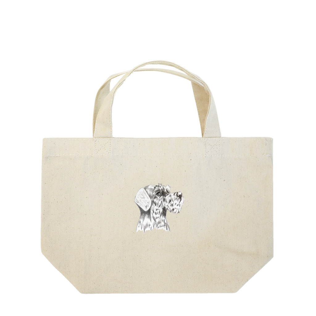 greetenのシュナウザー　テリアアート犬 Lunch Tote Bag