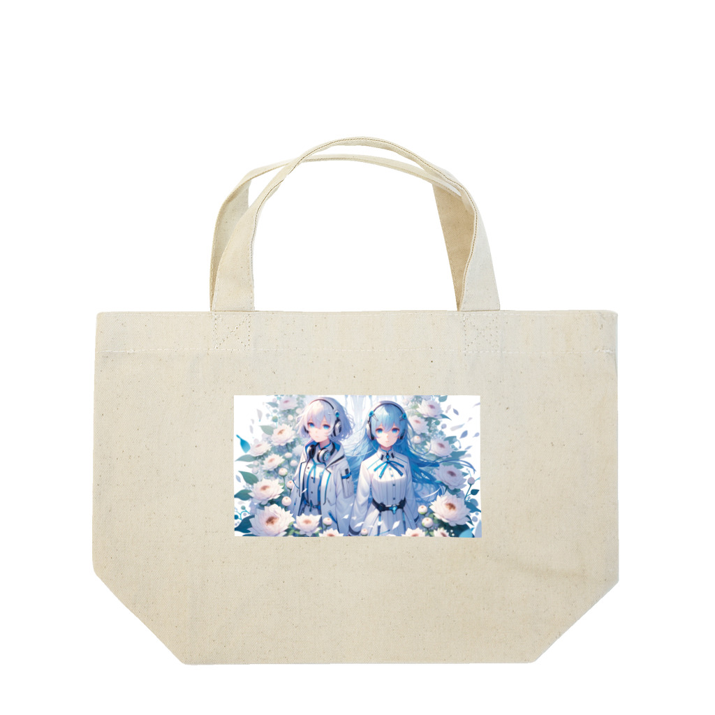 Sesilionのハーモニック・ブルーム Lunch Tote Bag