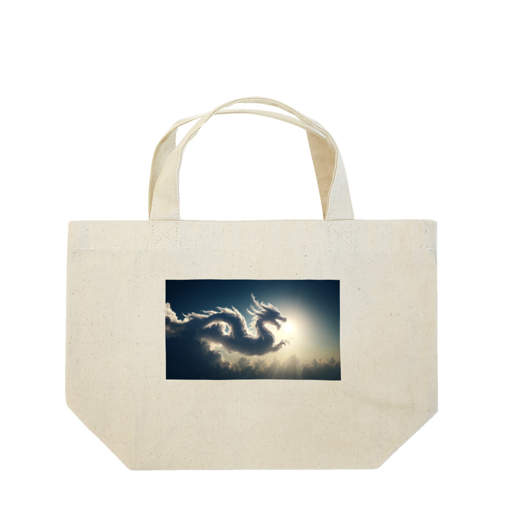 matsuya-11の太陽へ向かう雲龍 Lunch Tote Bag