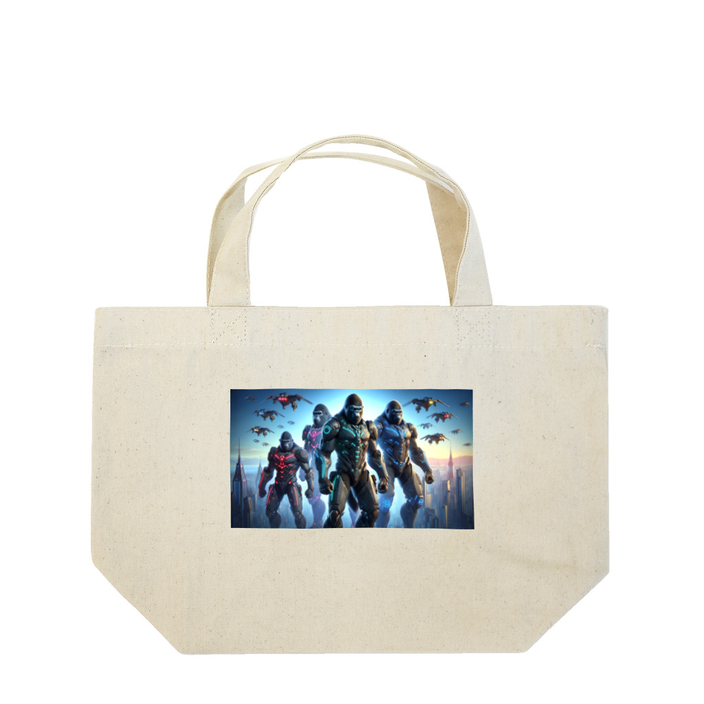 Animal_hero-457_AsukaYamamotoの立派なゴリラ Lunch Tote Bag