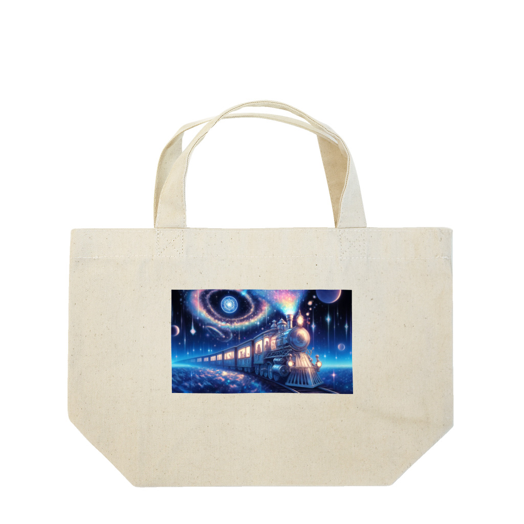 鉄道サークルNGO　レールの響きオリジナルズのgalaxy　Express　NGO Lunch Tote Bag