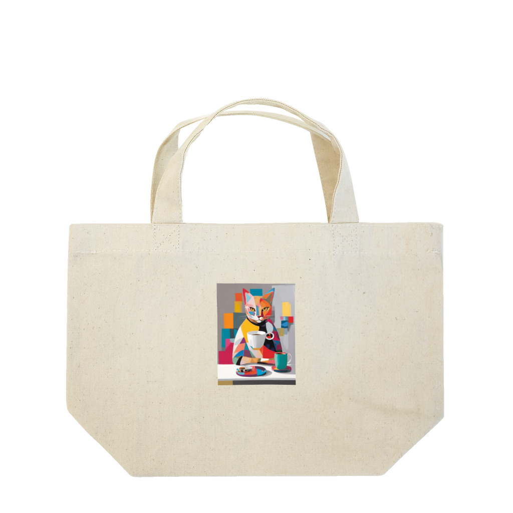 モダン・ミャウのモダン・ミャウ３ Lunch Tote Bag