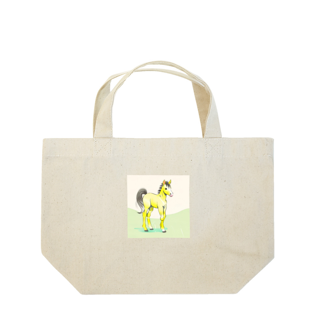 いちごソーダの仔馬のソリス Lunch Tote Bag