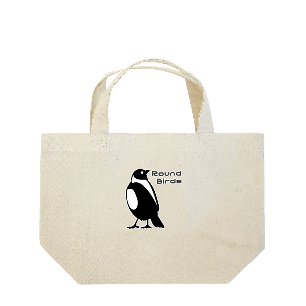 Round-BirdsのRound-Birds logo.ver Lunch Tote Bag