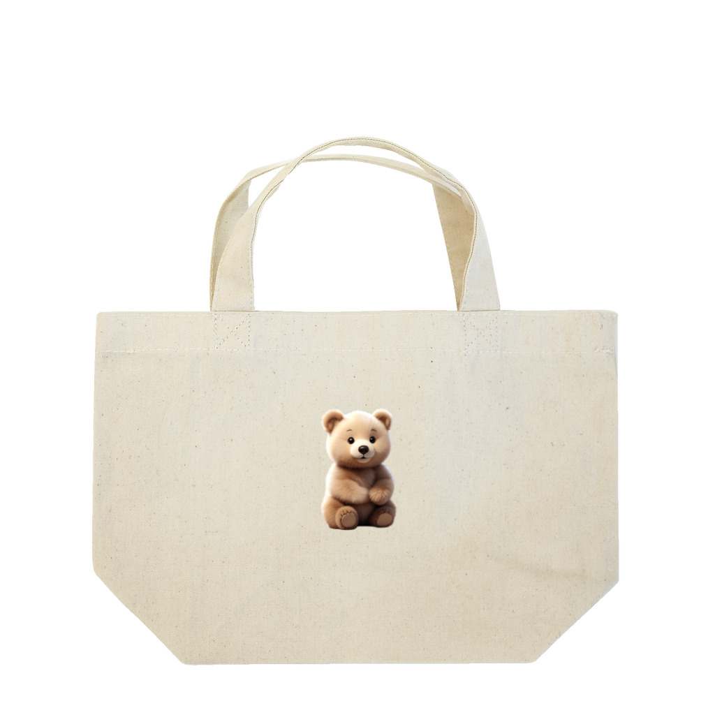 🐾風太🐾のもふもふくまちゃん Lunch Tote Bag