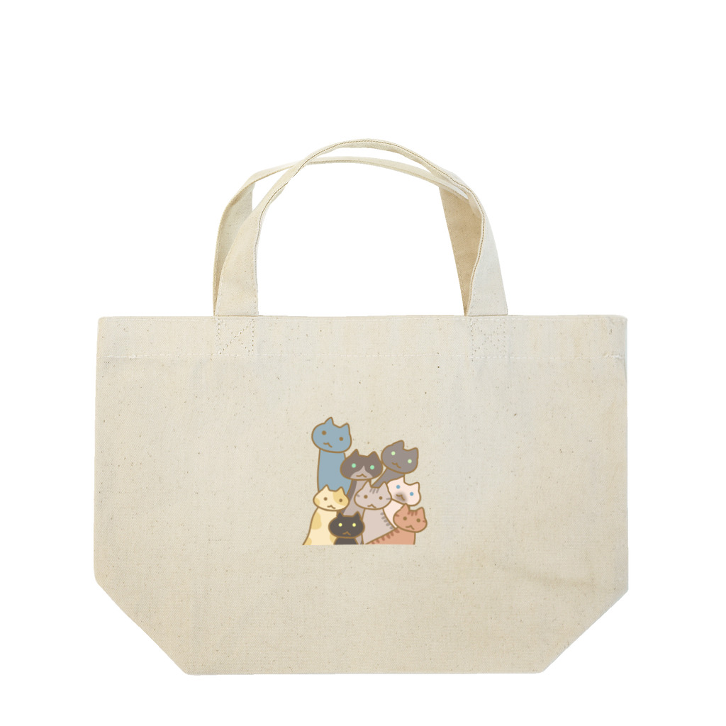 アトリエかののにゃんこ大集合 Lunch Tote Bag