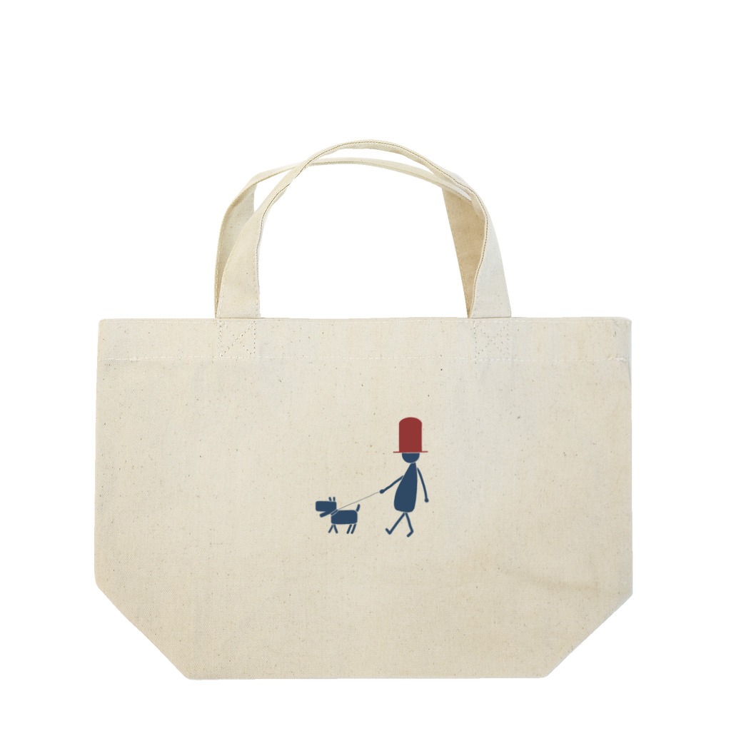 chikichickleの犬の散歩 Lunch Tote Bag