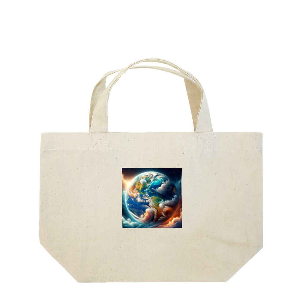 podotataのマグニフィセント地球 Lunch Tote Bag