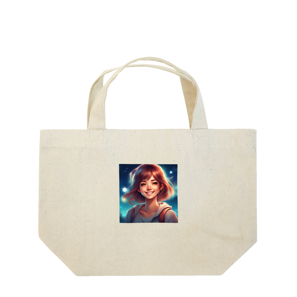noiSutoaの笑顔が魅力的な美少女 Lunch Tote Bag