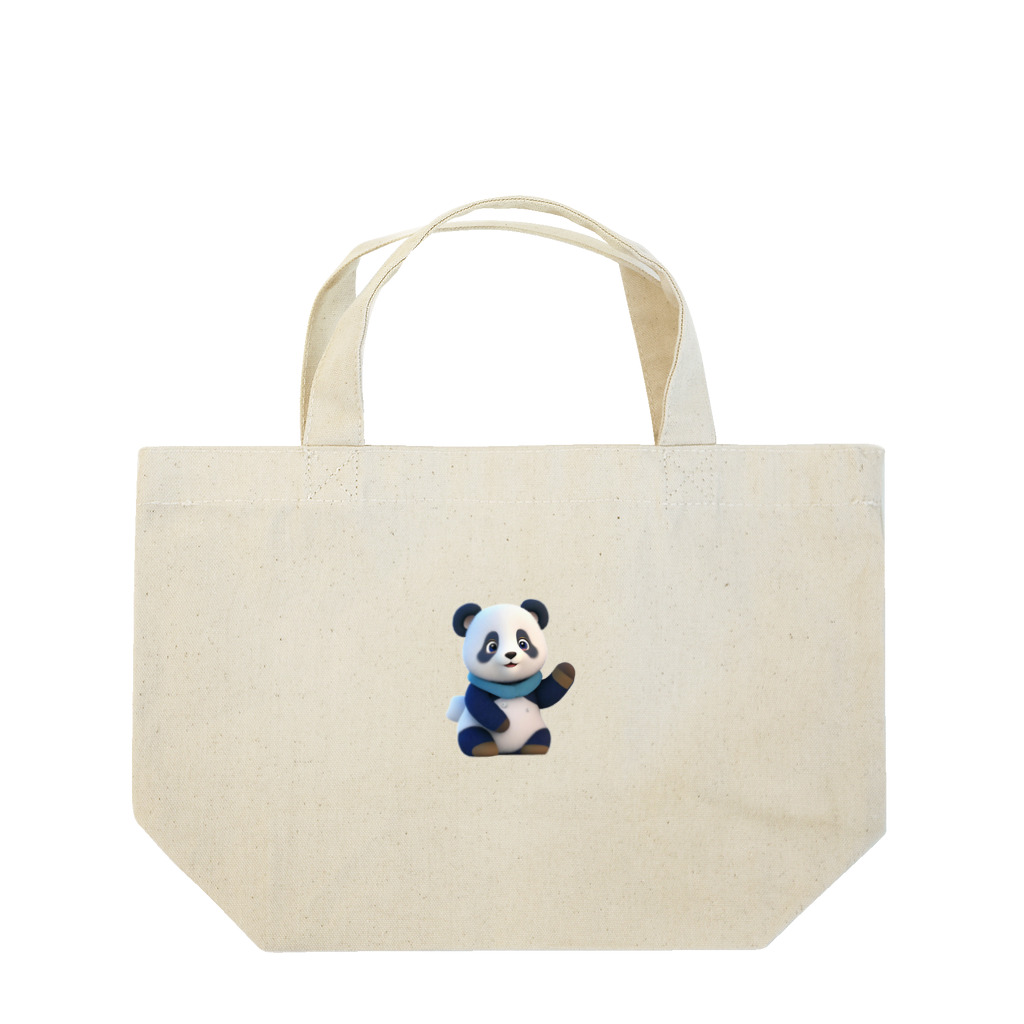 ぱんだまんの防寒パンダ Lunch Tote Bag