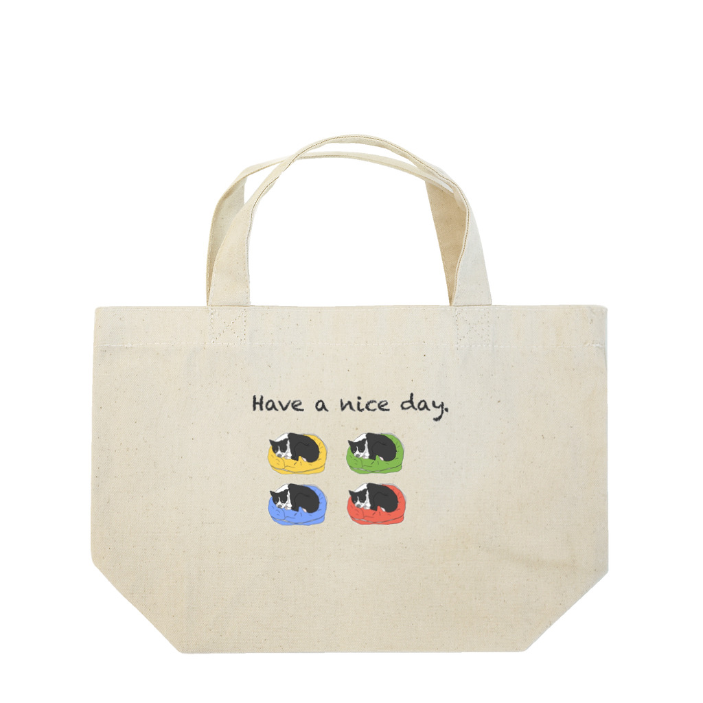 buuchapのボストンテリアHave a nice day. Lunch Tote Bag