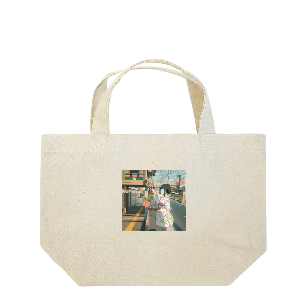 PAPAMONのいち神 Lunch Tote Bag