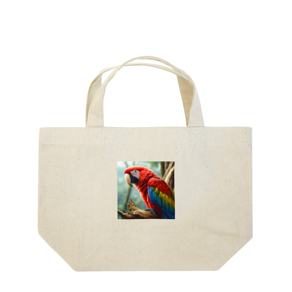 SAKIのコンゴウインコ Lunch Tote Bag