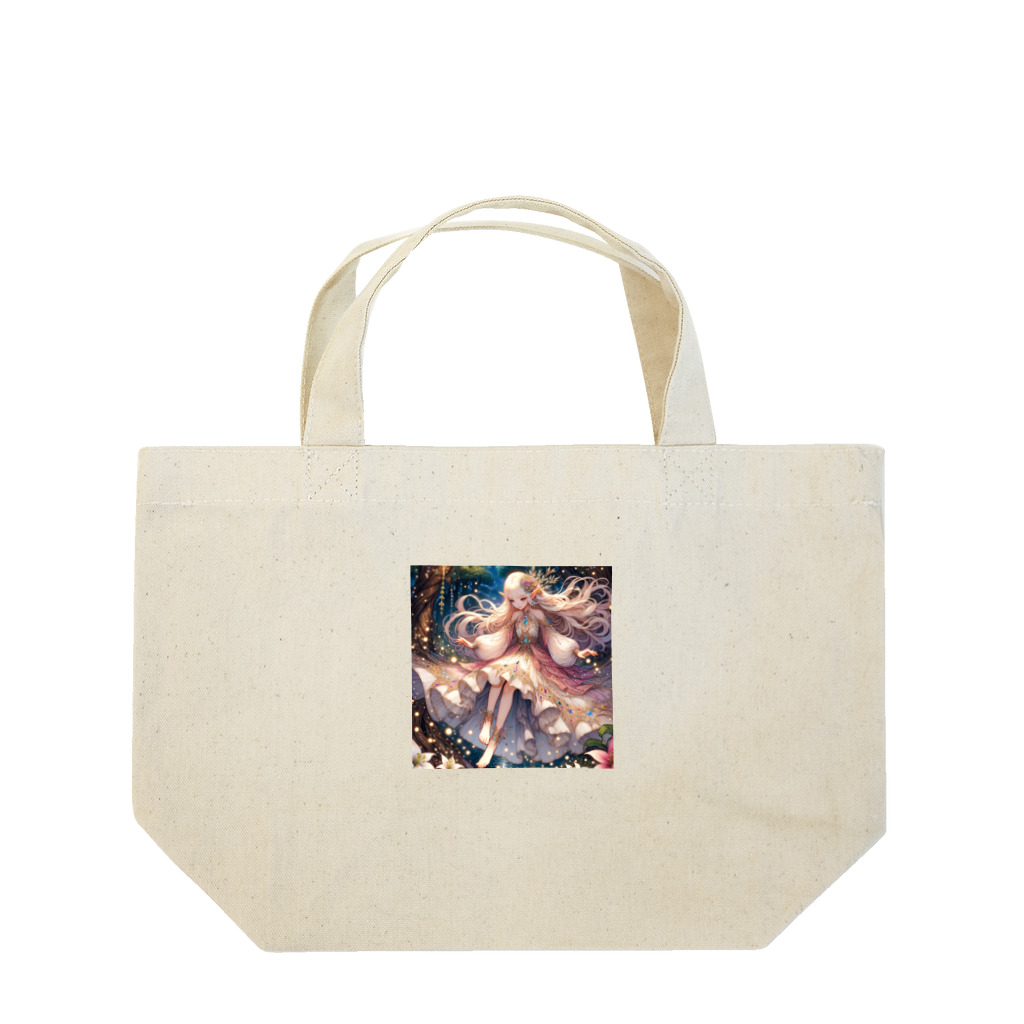 Sesilionの星の精霊の夜舞 Dance of the Star Spirit Lunch Tote Bag