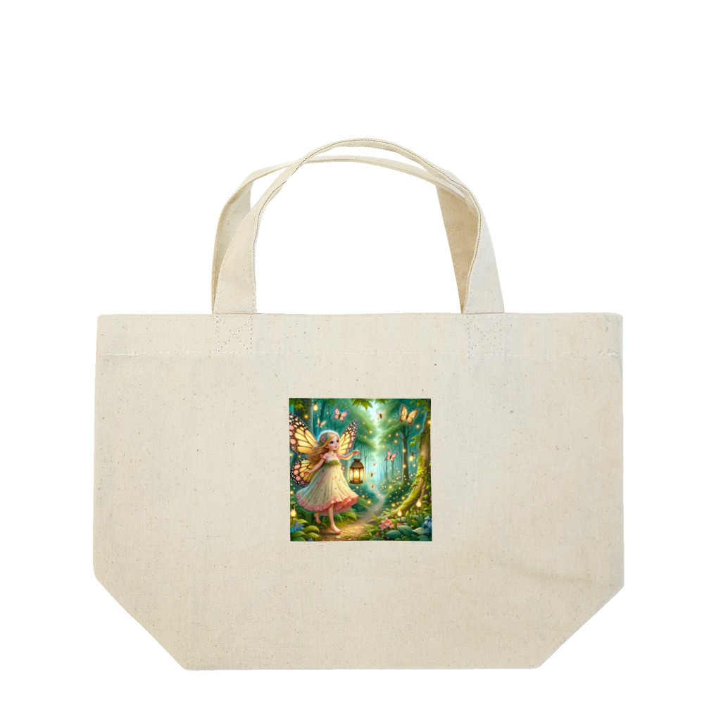 uyuyoshieの妖精　女の子 Lunch Tote Bag