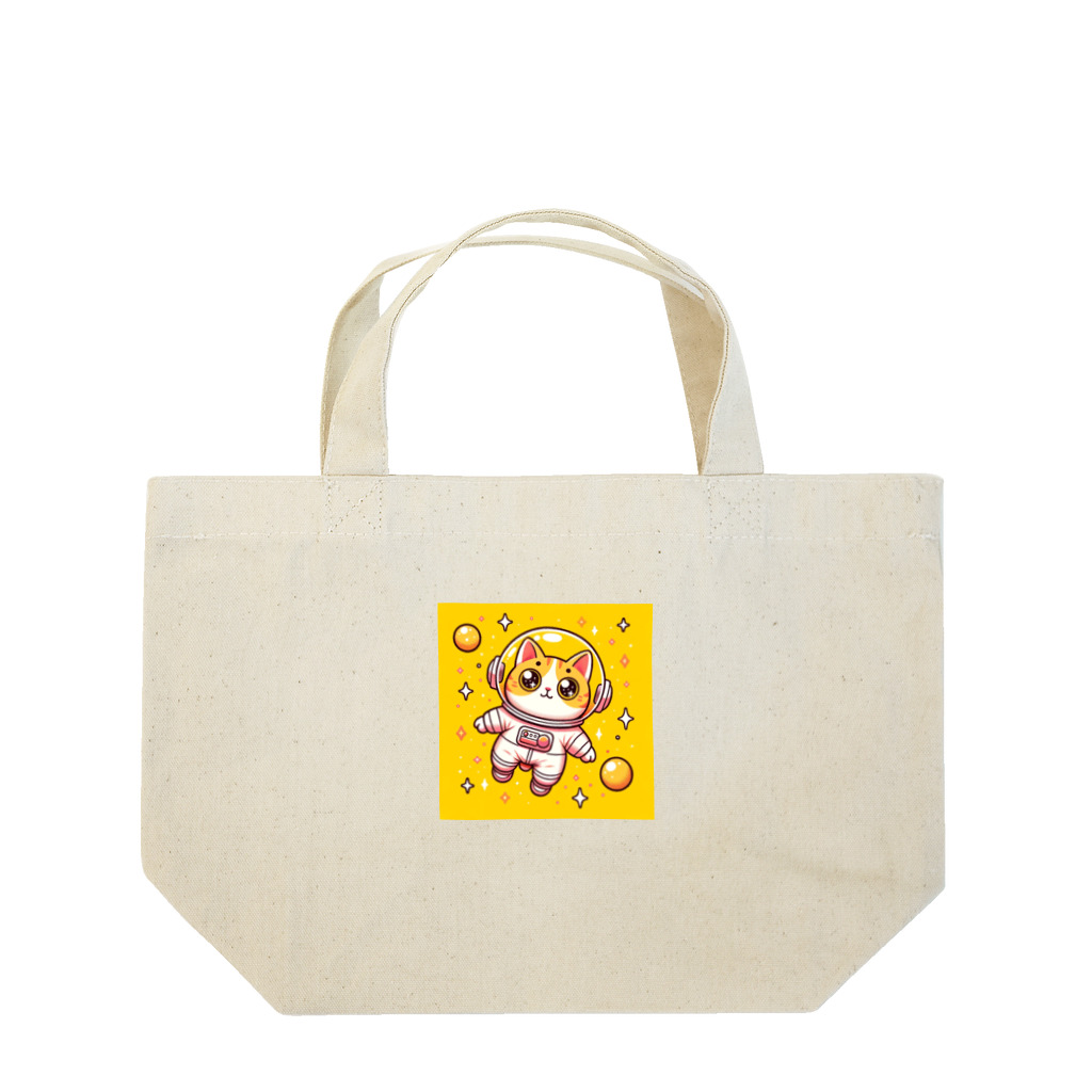 Cats-loveの宇宙キャット探検隊 Lunch Tote Bag