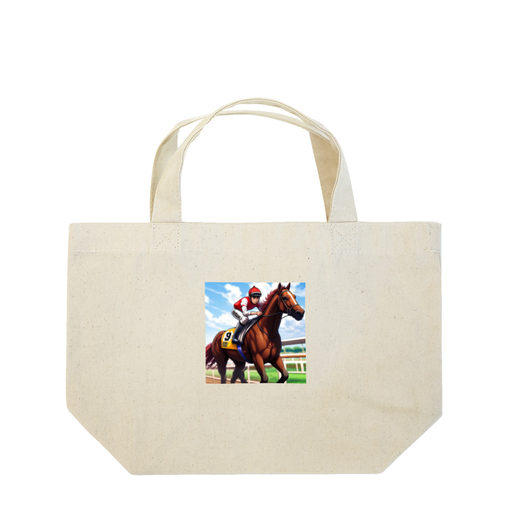 KSK SHOPの競馬(horse racing) ランチトートバッグ