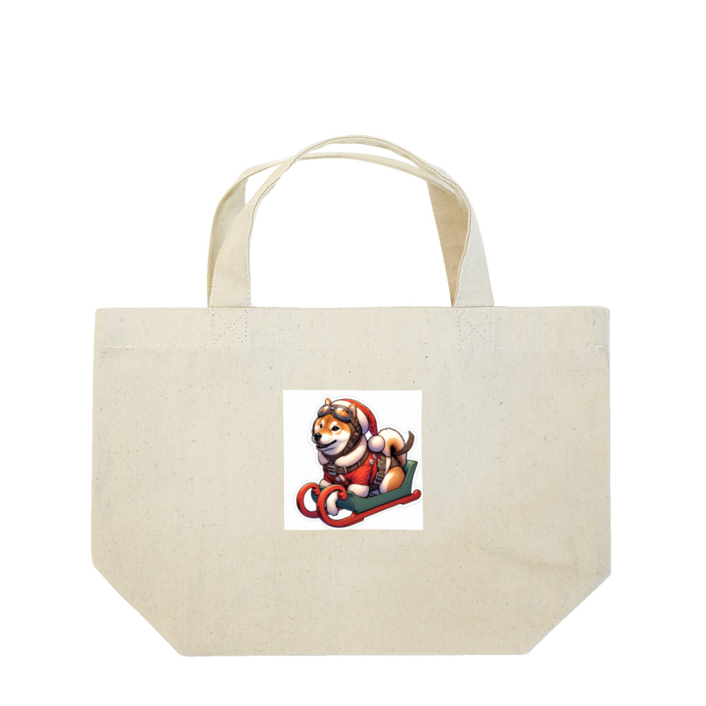 シバライダーロードの柴ライダーサンタ Lunch Tote Bag