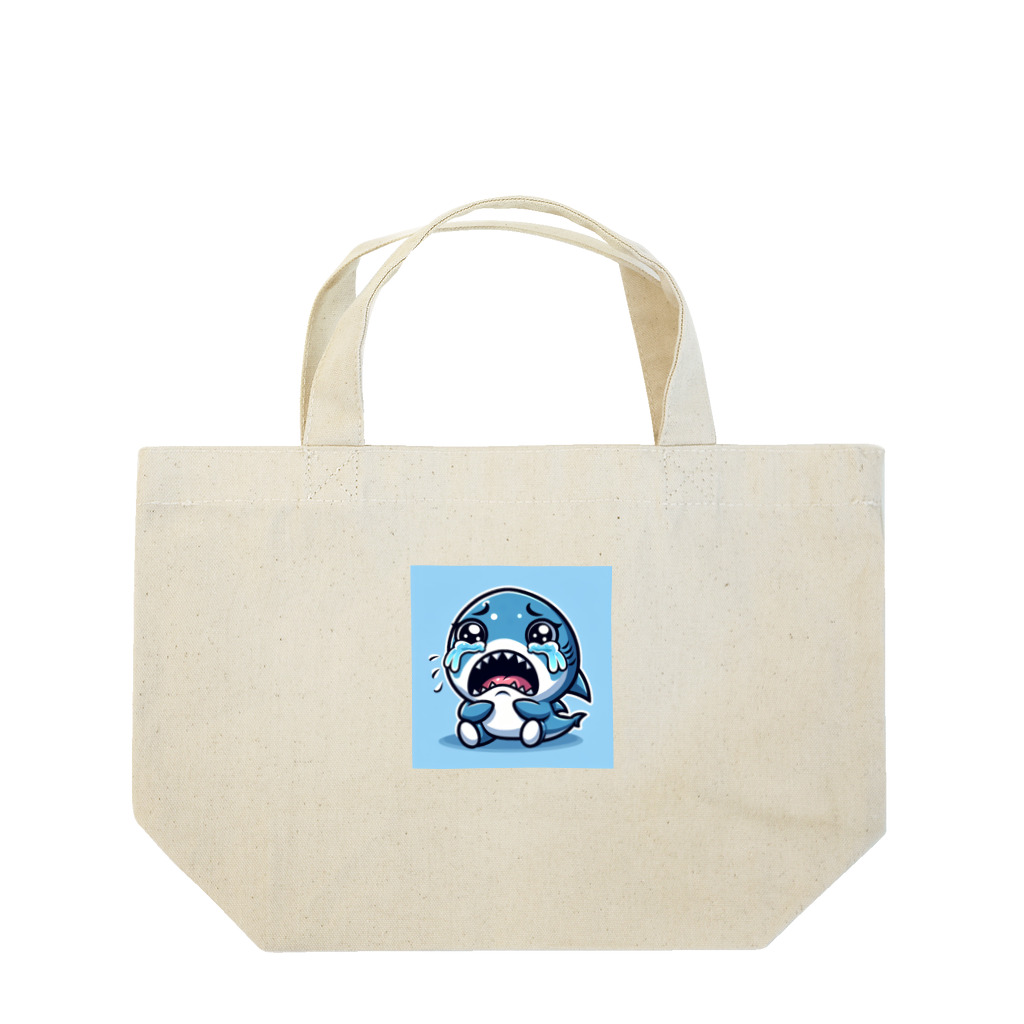 ryoの店の泣き虫シャーク Lunch Tote Bag