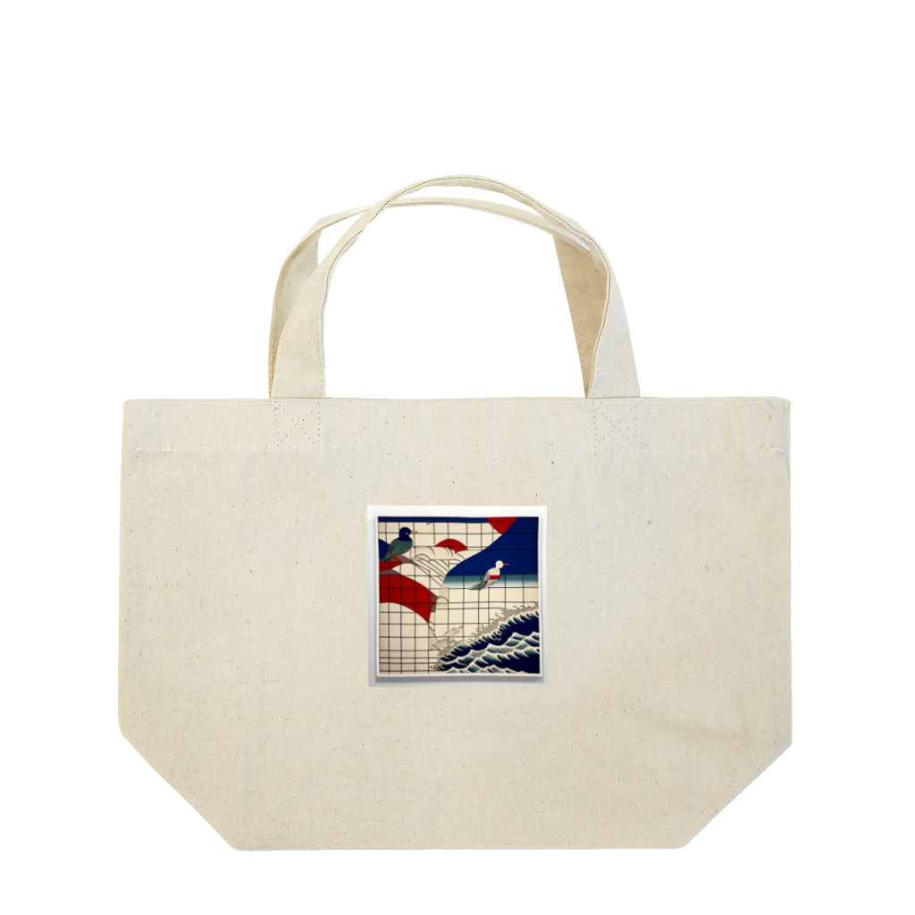 kota.の海と鳥 Lunch Tote Bag