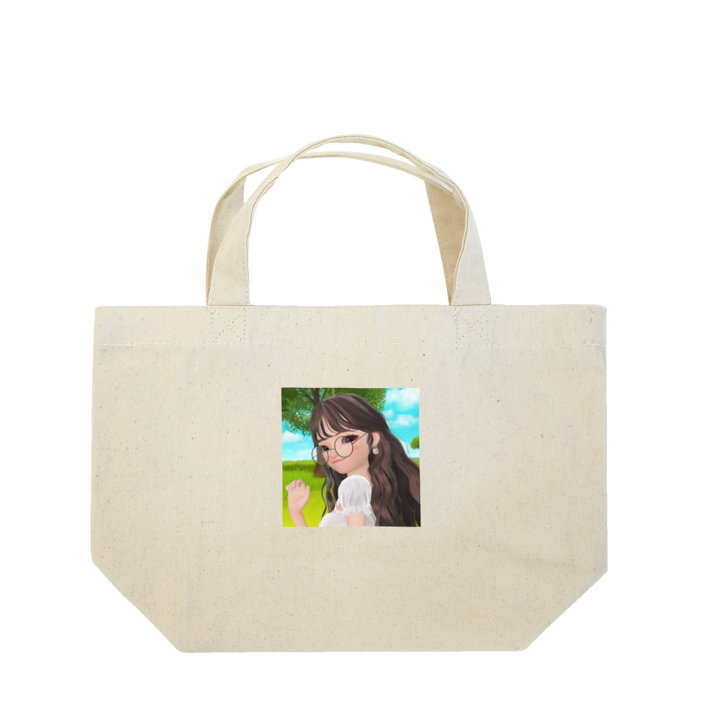 らーたんの眼鏡女子 Lunch Tote Bag