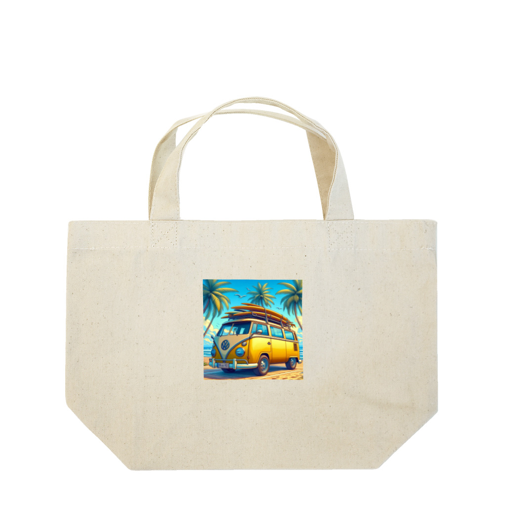 c-kichiの海辺のフォルクスワーゲン Lunch Tote Bag