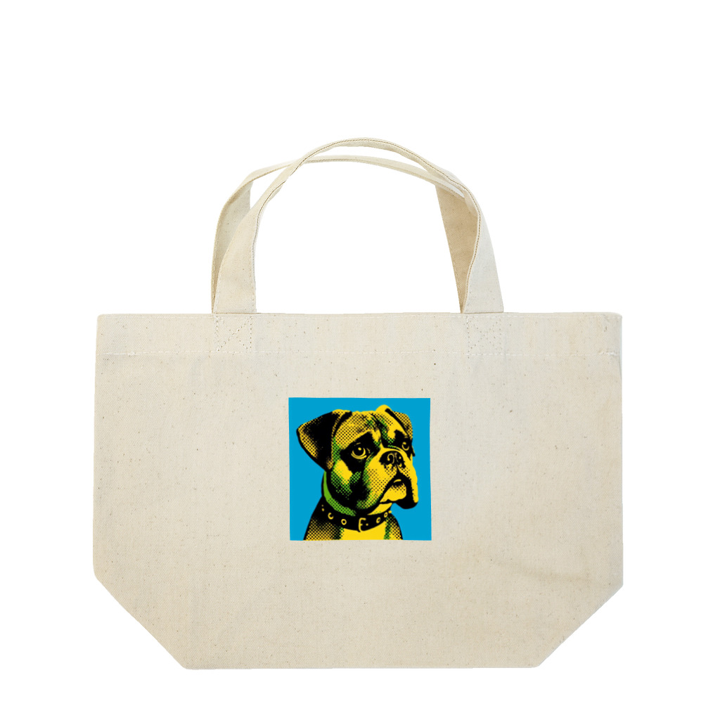 三浦凱のカラフル犬 Lunch Tote Bag