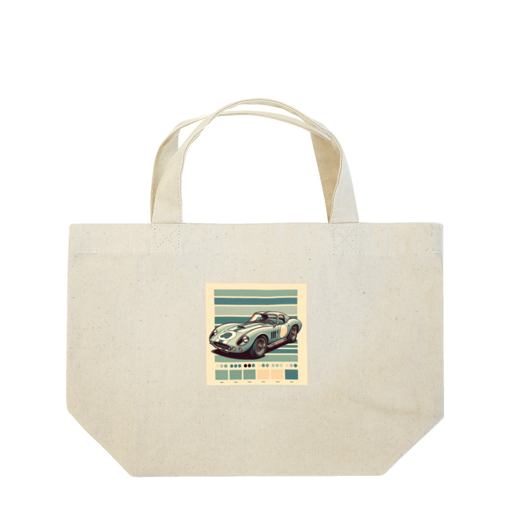 todatodatodaのレトロなスポーツカー Lunch Tote Bag