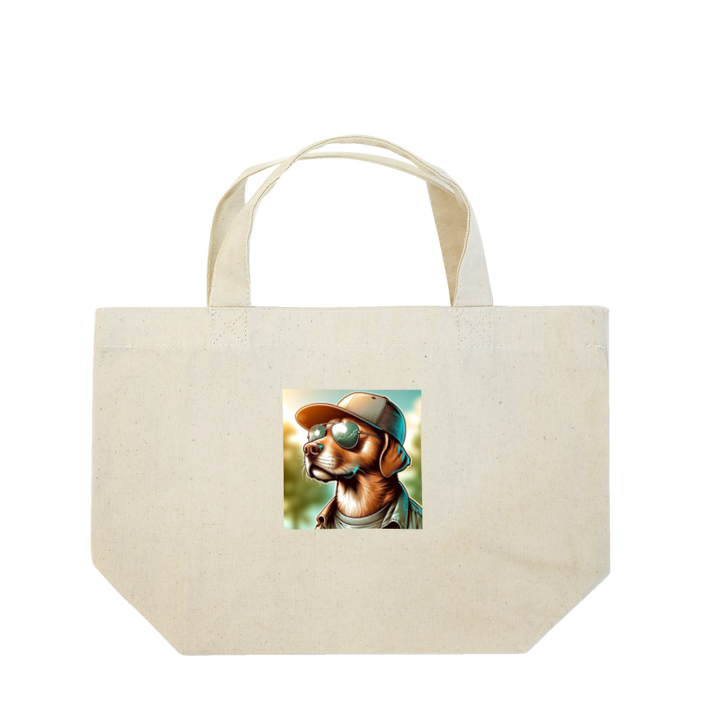 キャップ犬専門店のキャップ犬7 Lunch Tote Bag