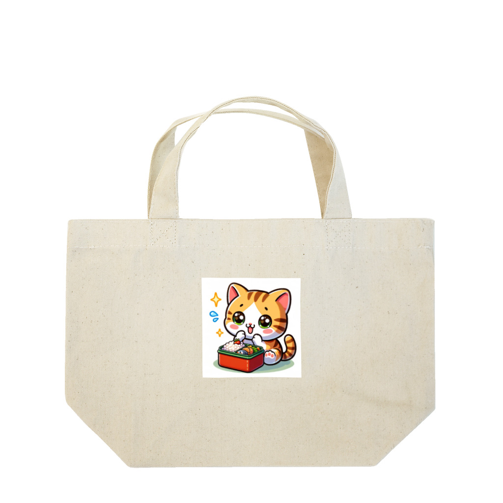 子猫カーニバルの子猫のお弁当タイム ランチトートバッグ