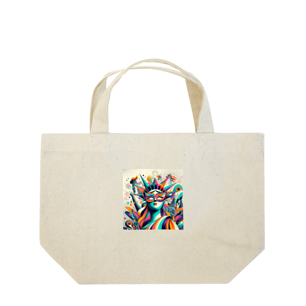 koumeiの自由な女神 Lunch Tote Bag