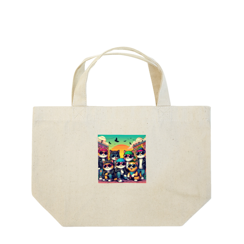 なるたか屋のギャング猫 Lunch Tote Bag