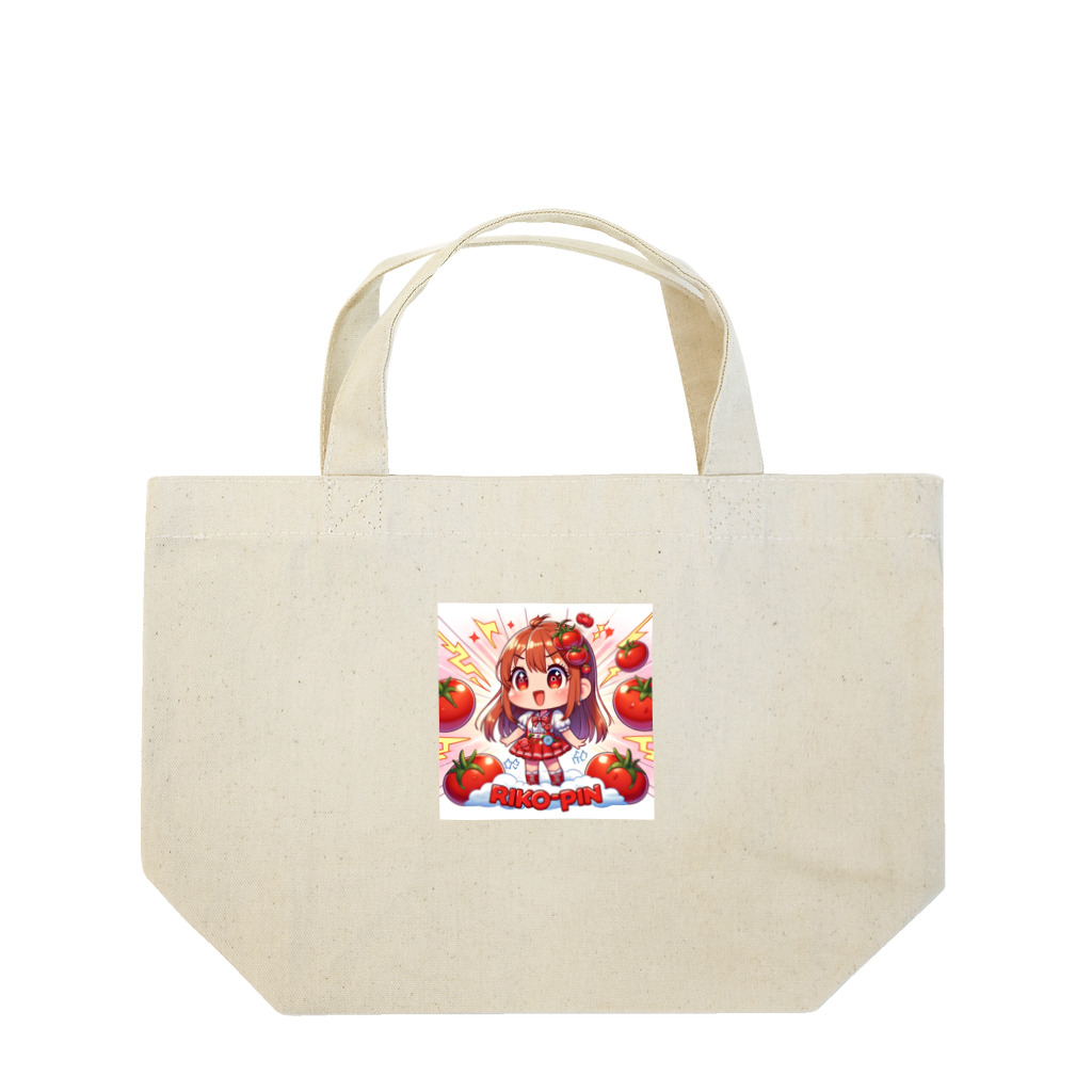 bottaの可愛い、トマト、RIKO-PIN入り Lunch Tote Bag