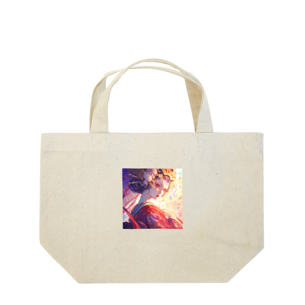 AQUAMETAVERSEの夢幻の彩り Marsa 106 Lunch Tote Bag