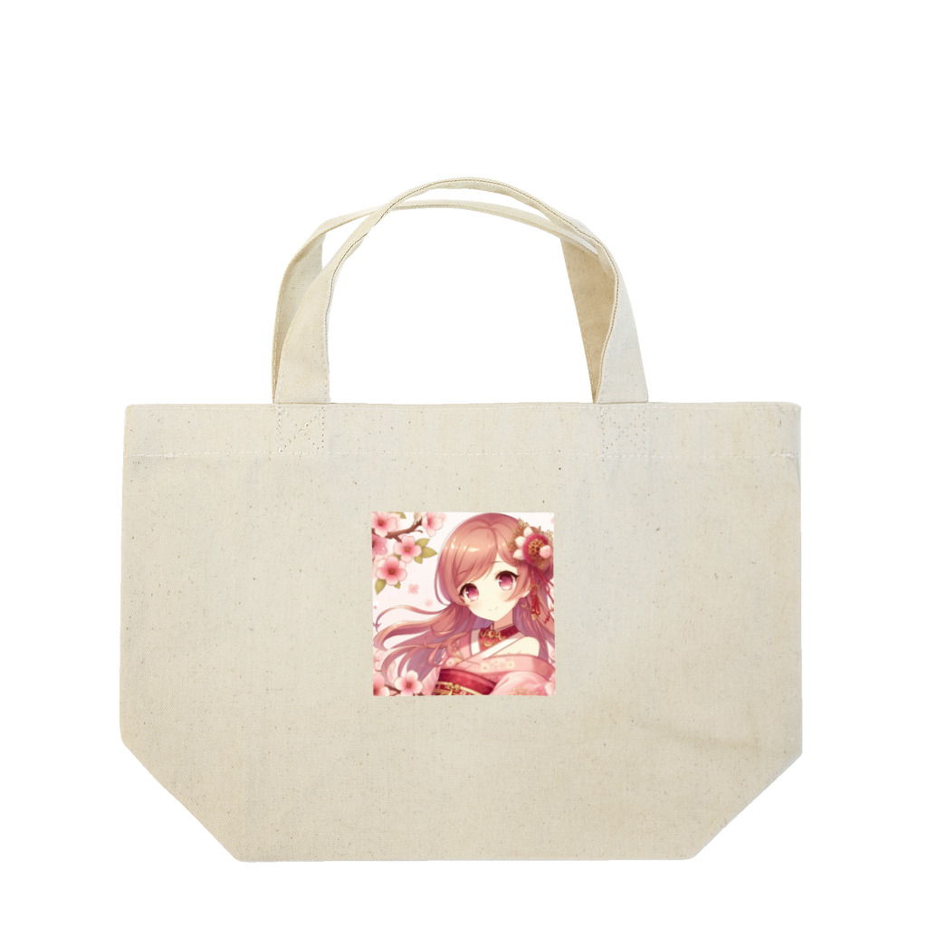 Japan-sakuraの桜の乙姫 Lunch Tote Bag