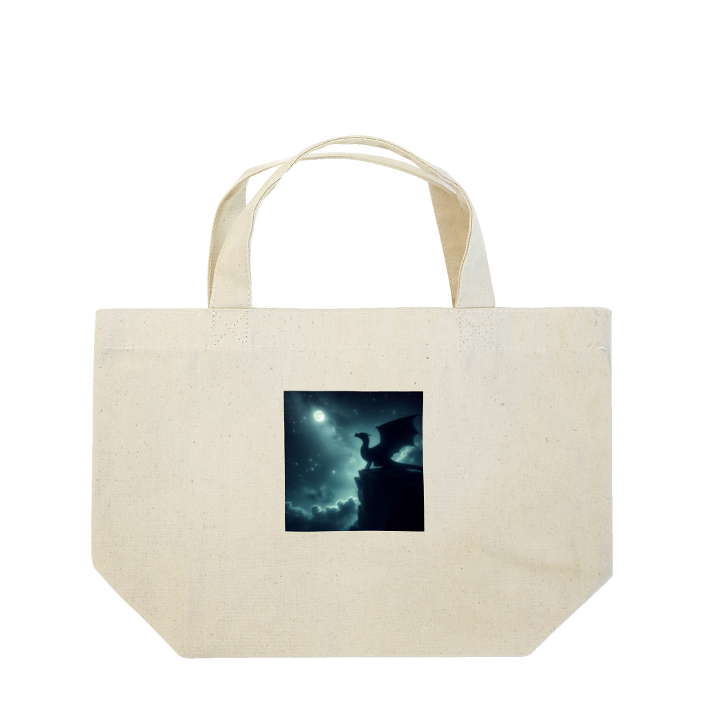 プラネテスの月と竜 Lunch Tote Bag