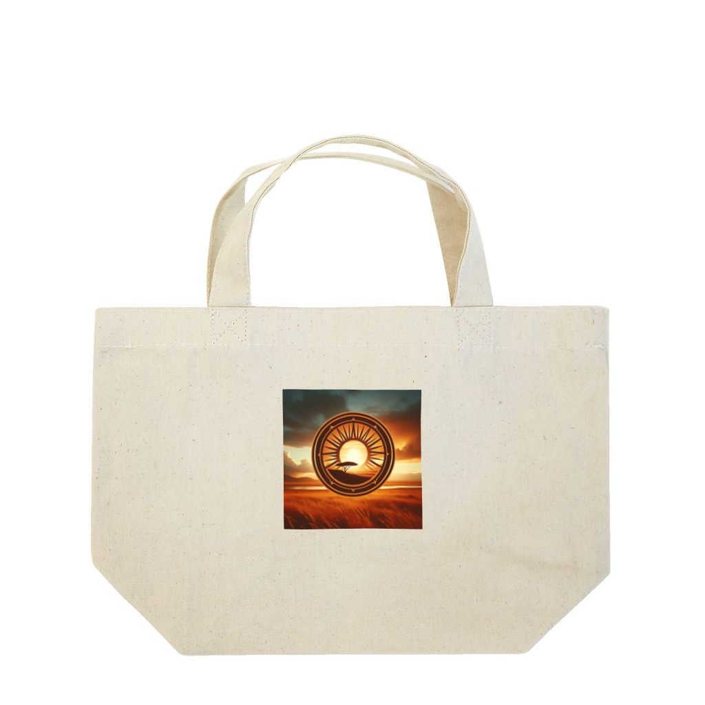 Qten369のサバンナの太陽 Lunch Tote Bag