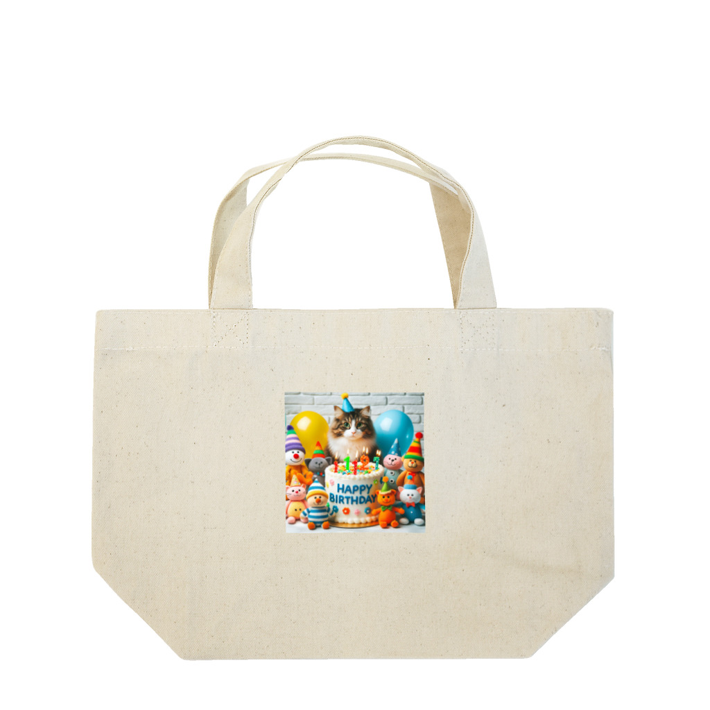 Y m @Y's shopのHappy Birthday🎂 Lunch Tote Bag