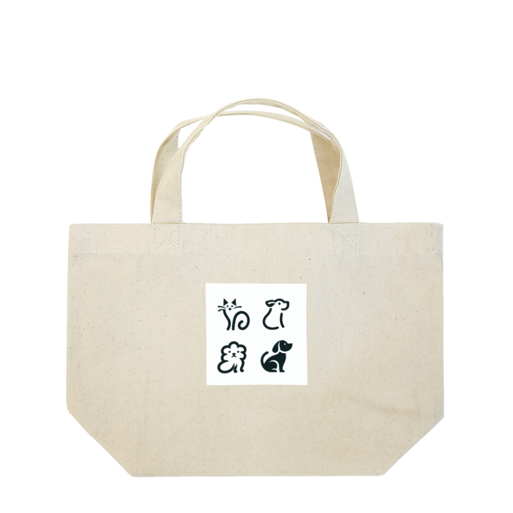 myojinの動物たち Lunch Tote Bag