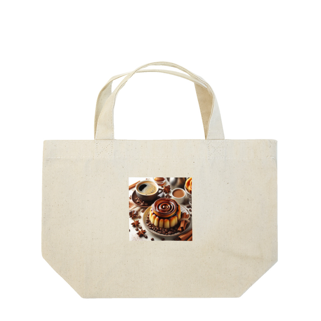 アミュペンの香り高いコーヒーの贅沢コンビネーション✨ Lunch Tote Bag