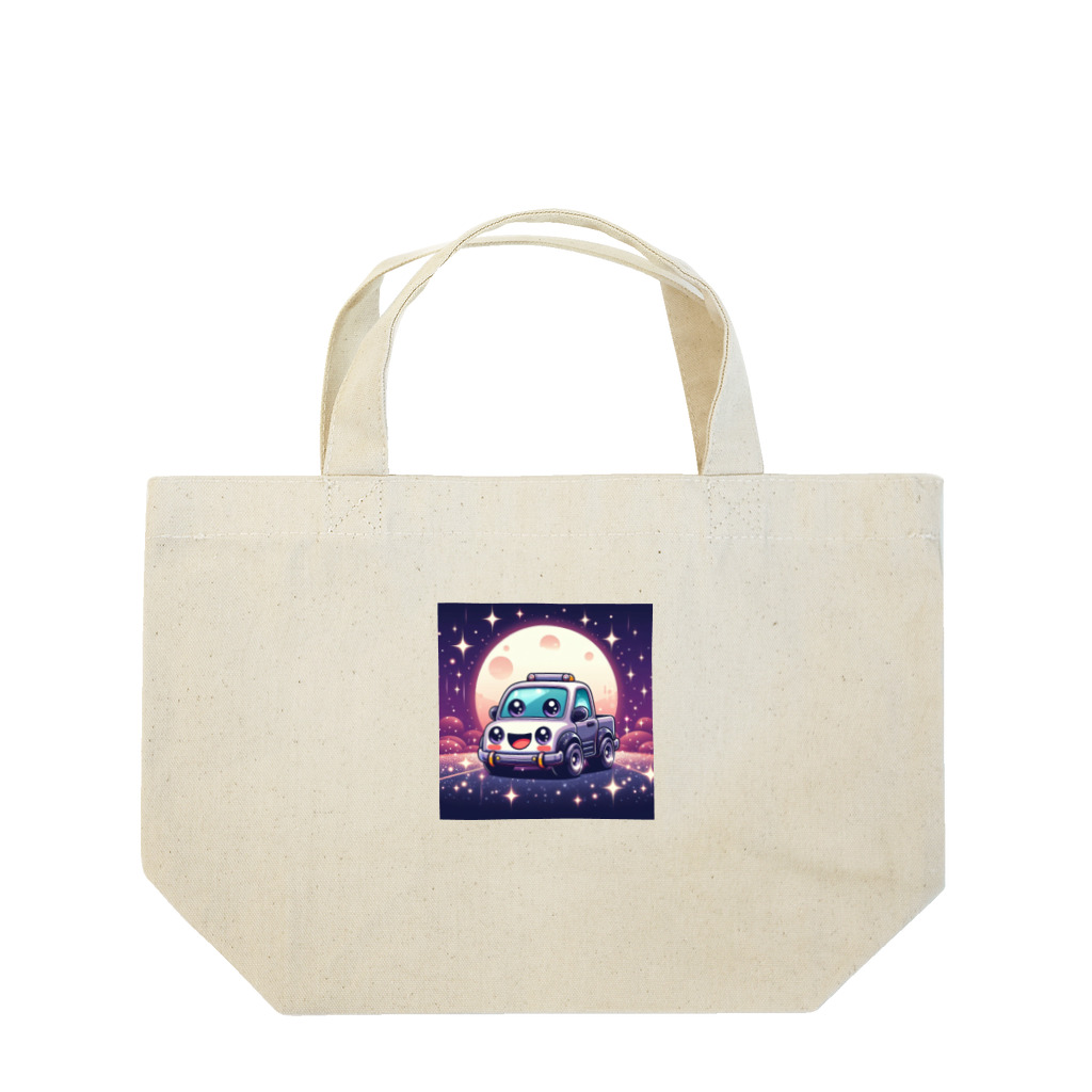 キャラクターズの可愛い車キャラクター Lunch Tote Bag