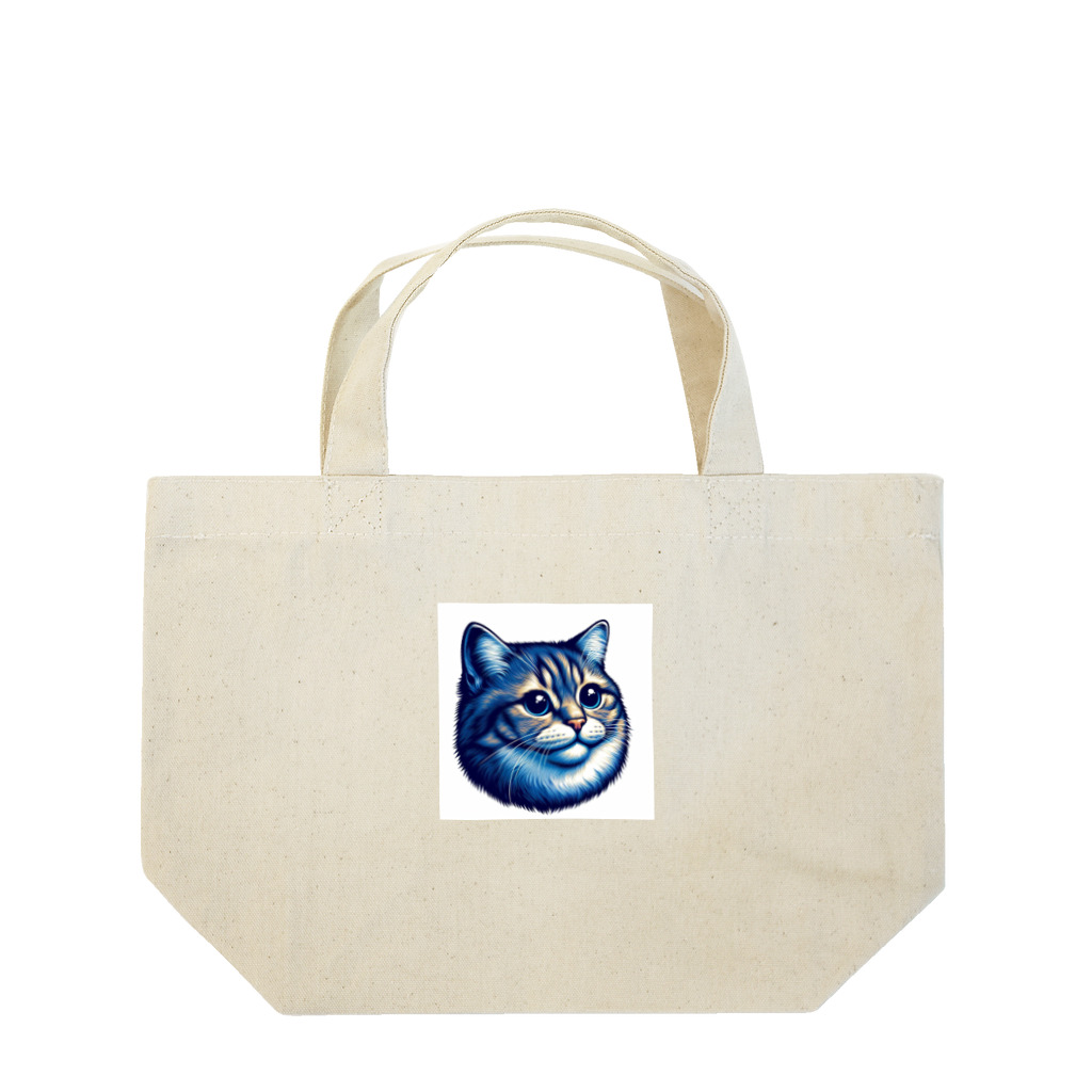 Putting love into animals.shopの喜びの猫 Lunch Tote Bag