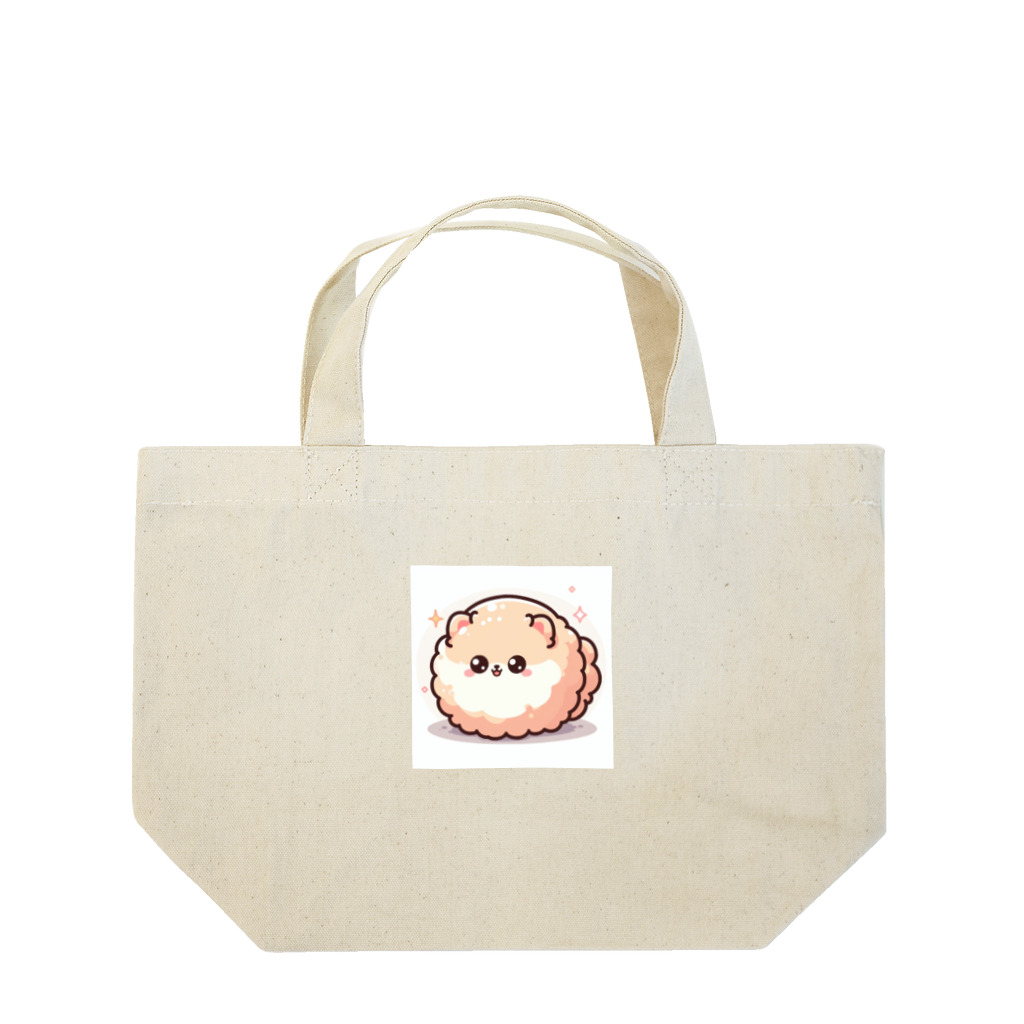 まんまるどうぶつ園のまんまるどうぶつ こいぬ Lunch Tote Bag