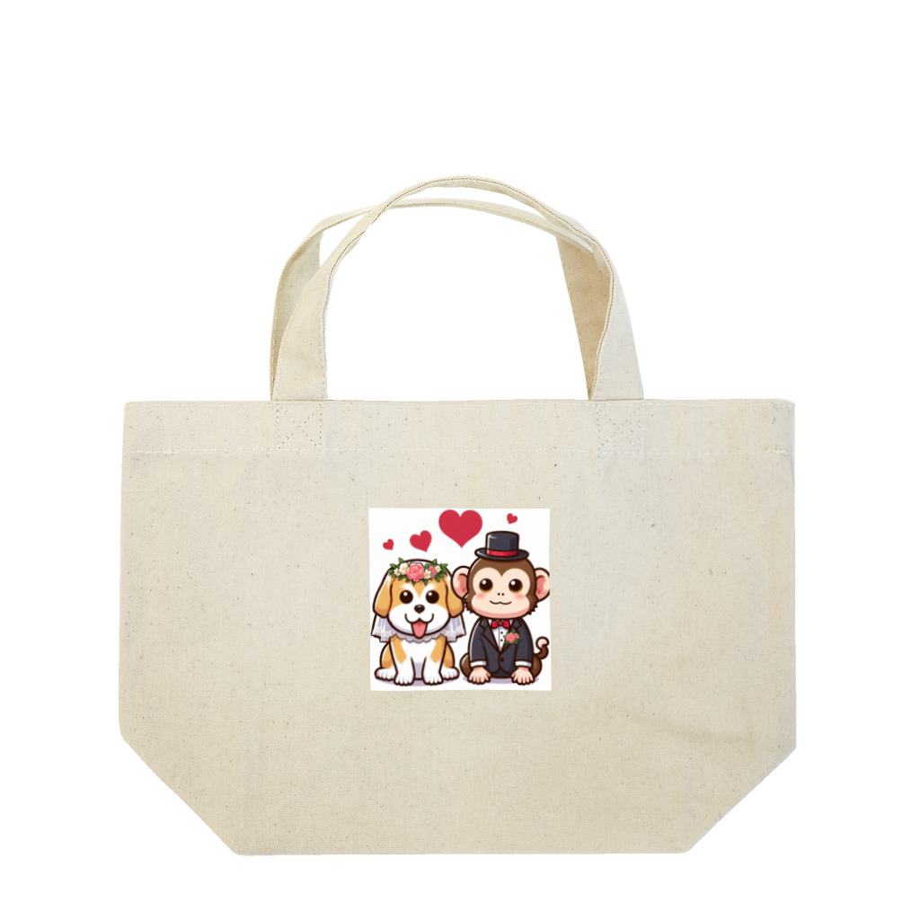 HERAX(へラックス）2号店の犬猿の仲～愛の力で仲良し～ Lunch Tote Bag