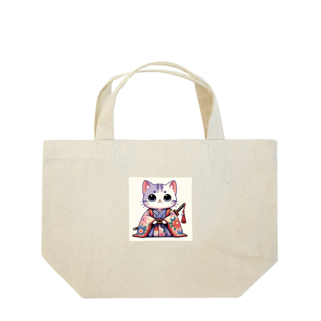 SAMURAIのネコSAMURAI Lunch Tote Bag