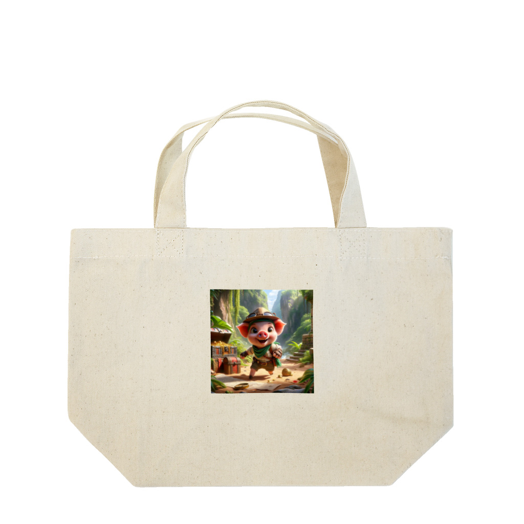 マシャのｐちゃんの冒険 Lunch Tote Bag