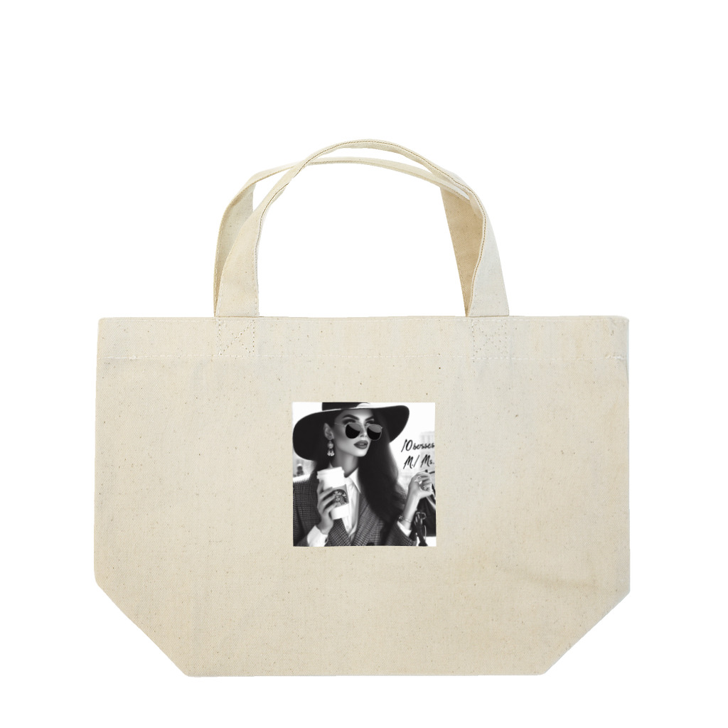 kou's shopの海外ガールのグッズ Lunch Tote Bag