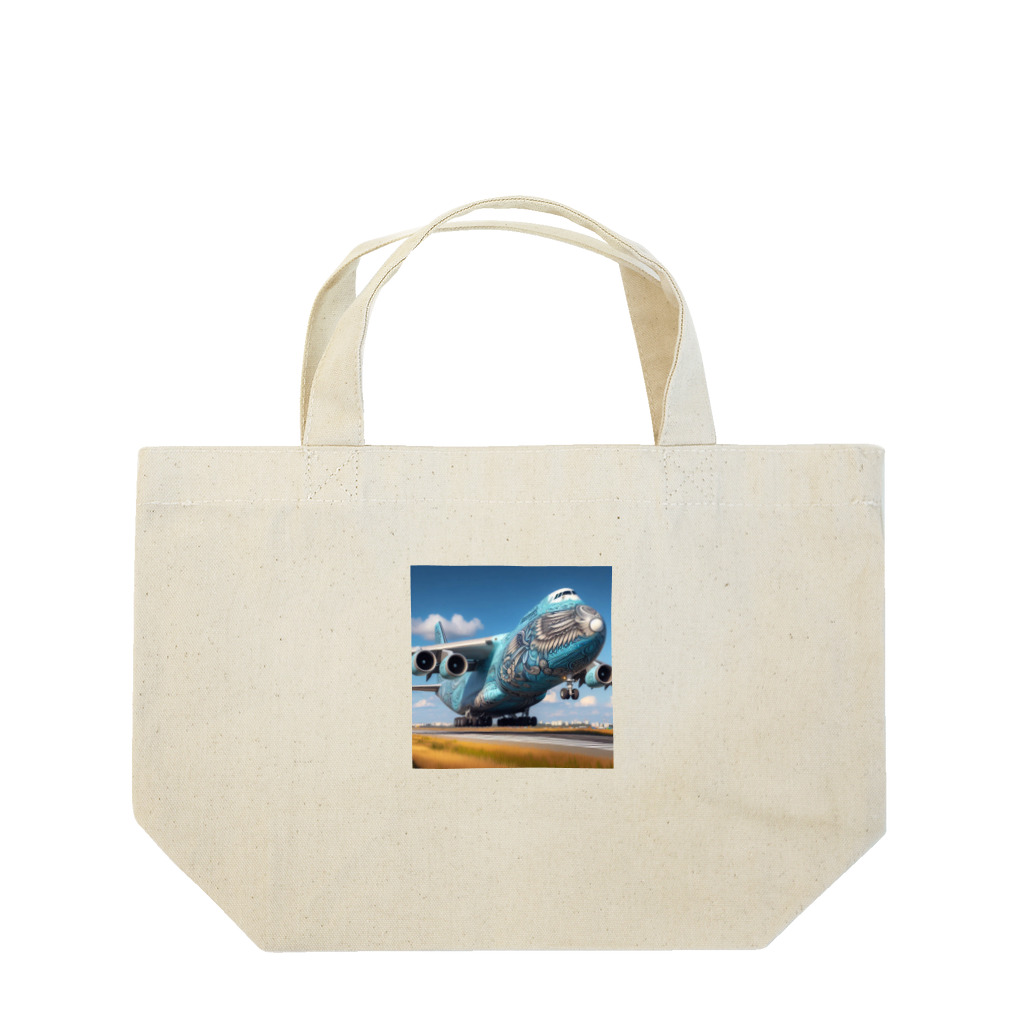HECreaterのアート貨物機 Lunch Tote Bag
